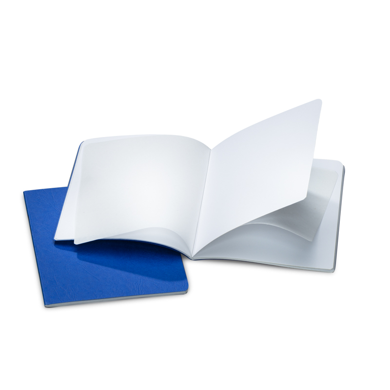 Journal Portrait Format w/ Onion Skin 16x21cm Pack of 10 - Blue image
