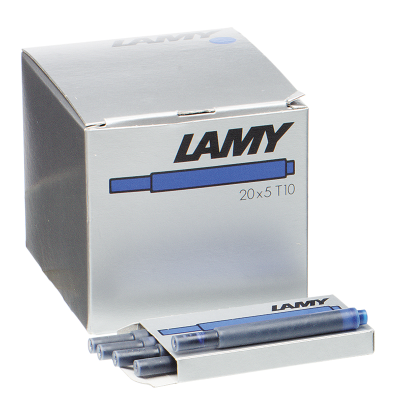 Lamy Fountain Pen Ink Cartridges Pack of 100 - Blue image