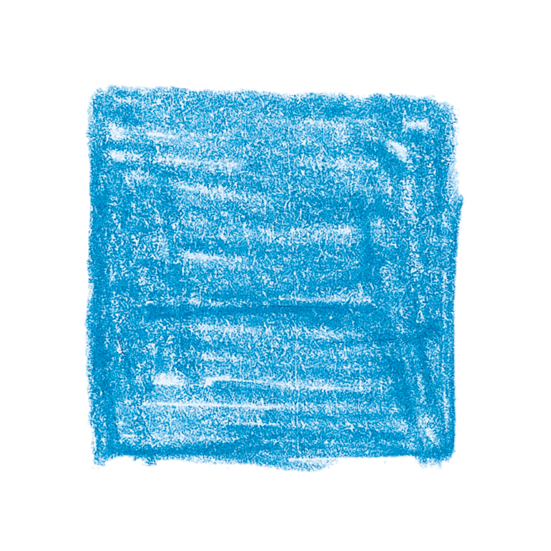Lyra Pencils Super Ferby Lacquered Triangular Box of 12 - Sky Blue image