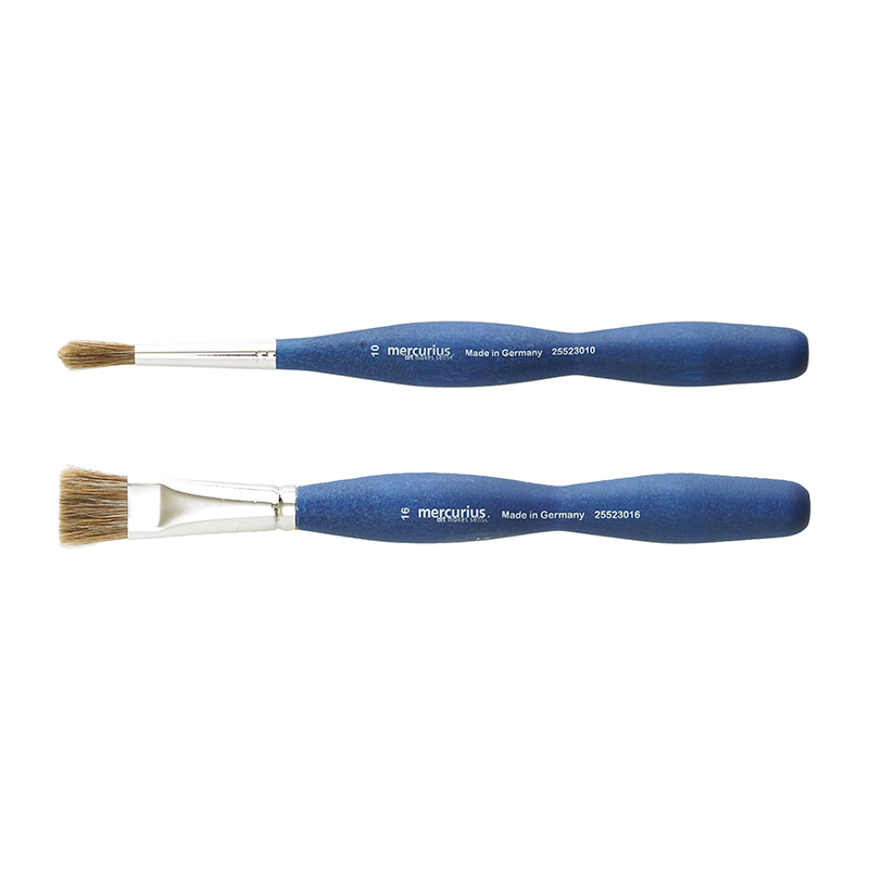 Paint Brush Cow Hair Special Curved Grip #16 / 0.63''x8.66'' image