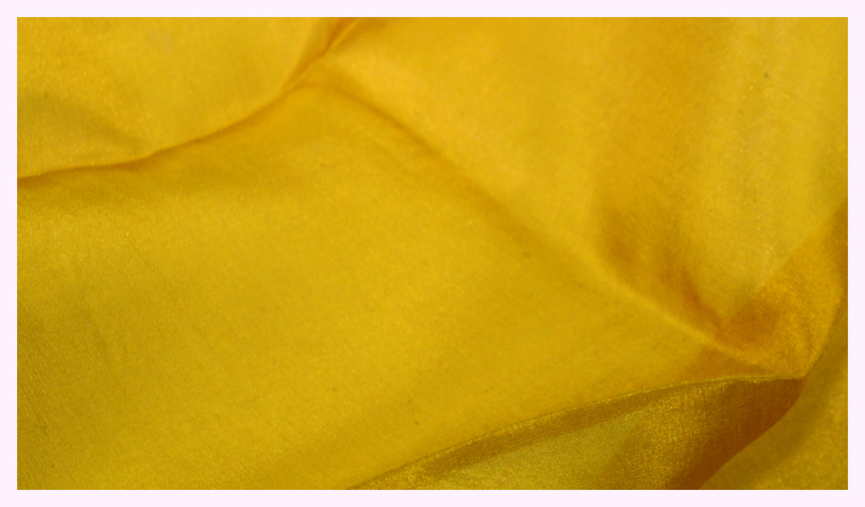 Filges Plant-dyed Hemmed Silk 92x92 cm - Gold Yellow image