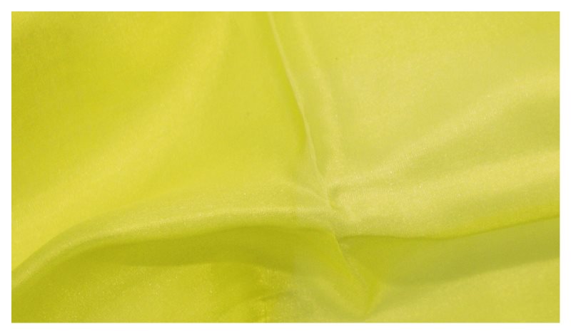 Filges Plant-dyed Hemmed Silk 92x203 cm - Lemon Yellow image