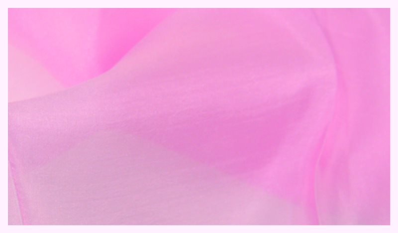 Filges Plant-dyed Hemmed Silk 92x203 cm - Pink image