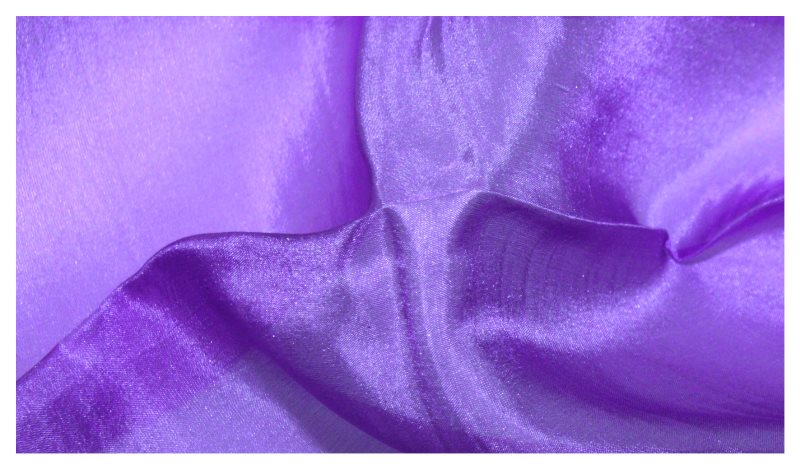Filges Plant-dyed Hemmed Silk 92x203 cm - Purple image