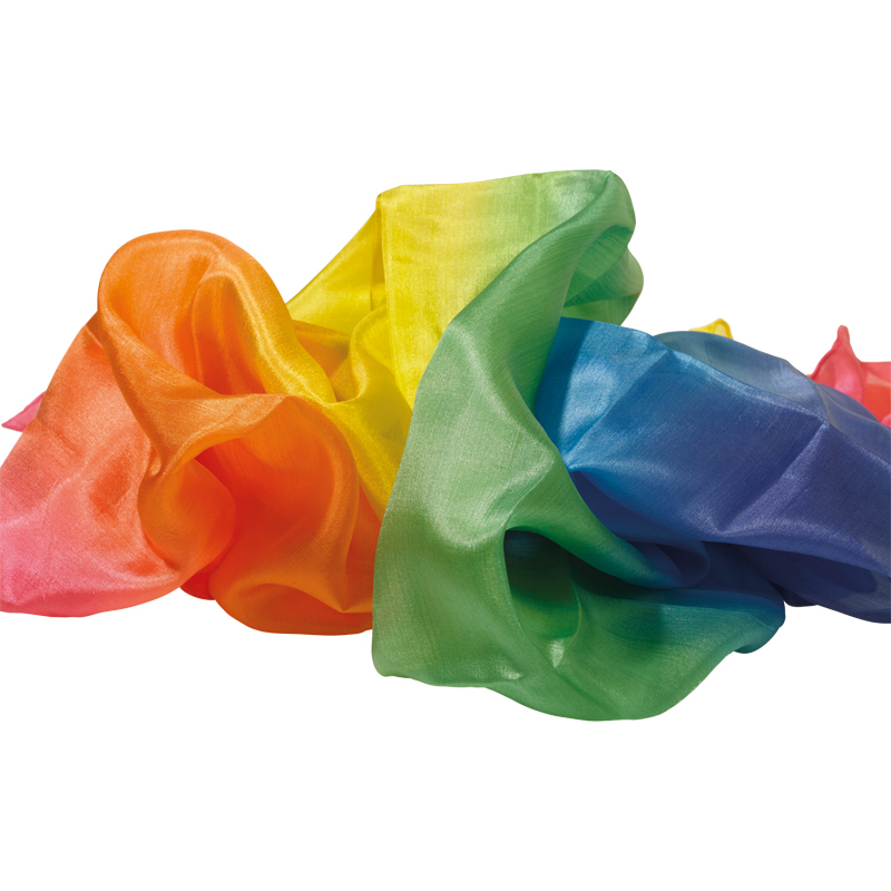 Sarah's Silks Magical Silk Scape 90x275 cm - Rainbow image
