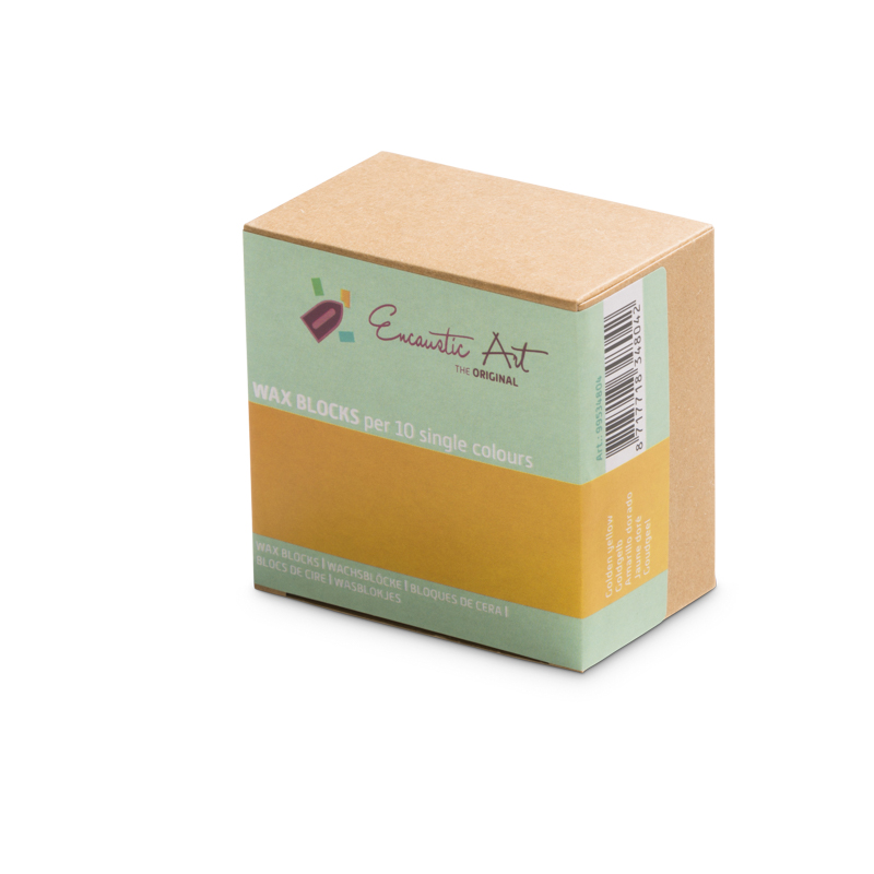 Encaustic Art 10x1 Wax Block - Golden yellow image