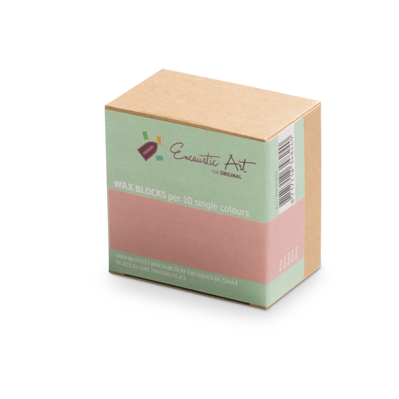 Encaustic Art 10x1 Wax Block - Pink image