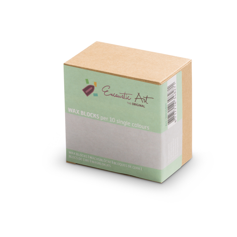 Encaustic Art 10x1 Wax Block - Transparent image