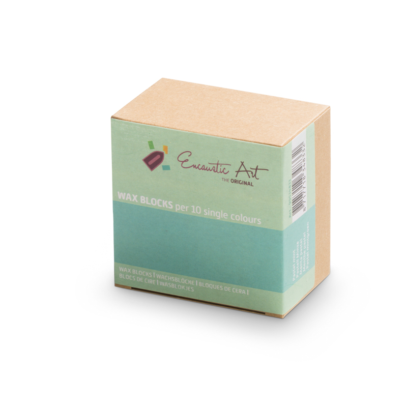 Encaustic Art 10x1 Wax Block - Pastel mint image