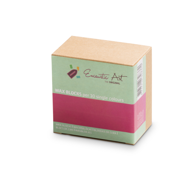 Encaustic Art 10x1 Wax Block - Neon pink image