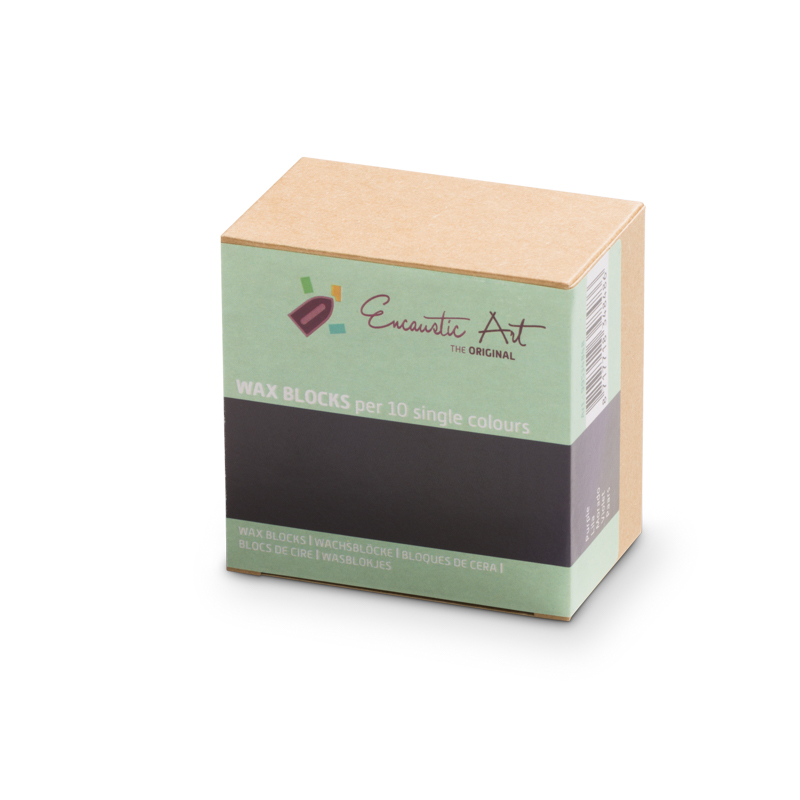 Encaustic Art 10x1 Wax Block - Purple image