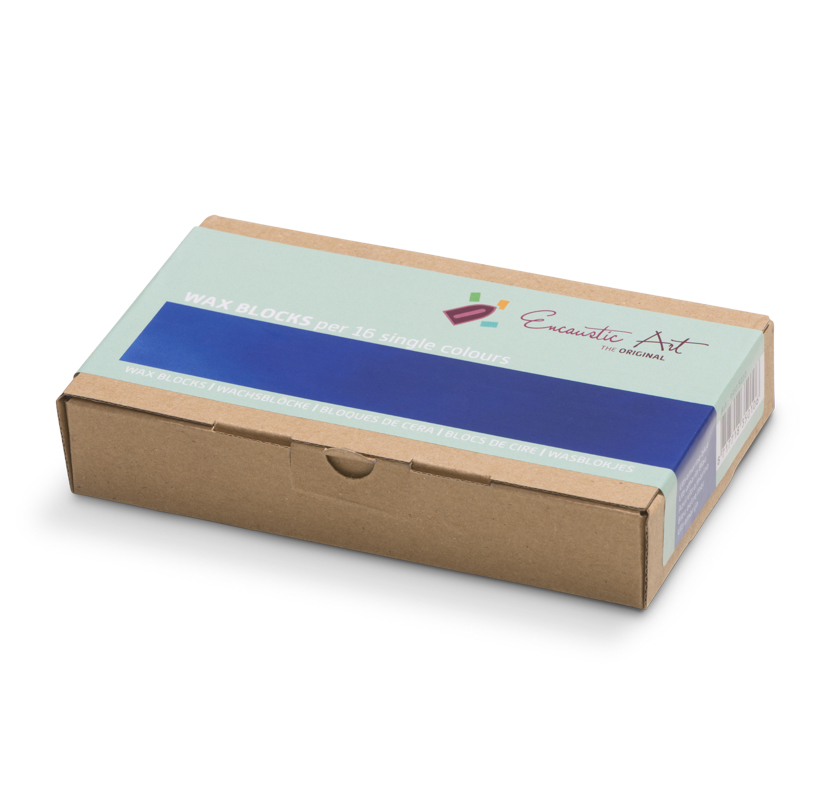 Encaustic Art Wax Blocks 16 pcs - Ultramarine image