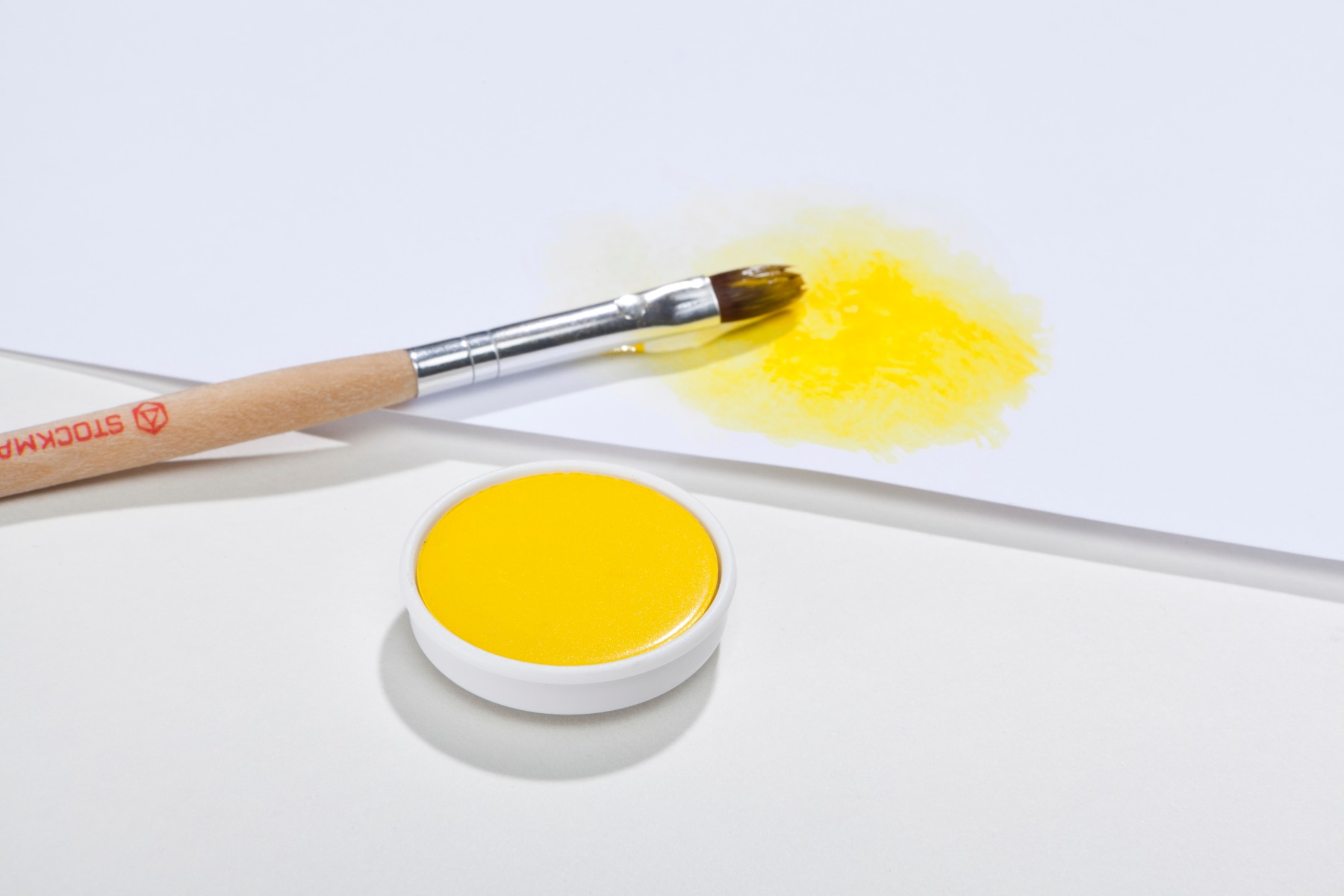 Stockmar Opaque colourbox Replacement colour 10 Pieces - Lemon Yellow image