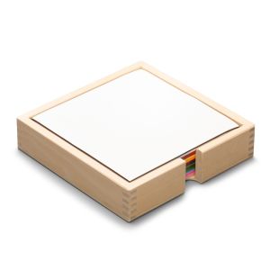 Japanese Silk Paper 16x16cm - FSC - 20 colours assorted - 960 sheets in wooden tray