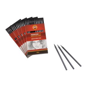 Progresso Woodless Graphite Pencils Lacquered - Box of 12