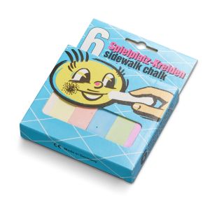 School Yard Chalk for Line Drawer 6 Pieces - 3 Assorted colours