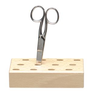 Scissors Block Wooden 12 Holes
