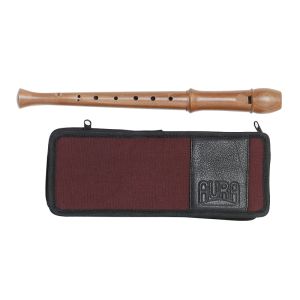 Aura Recorder Barok Fingering Lacquered w/ Maroon Case (S1K)