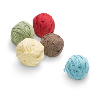 Knitting Thread Cotton 25m Set of 5 Knots .44 lbs - Primary colours