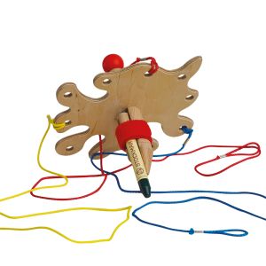 Line Drawer w/ Wax Crayon.  10 Strings. Instructions & Booklet of Ideas