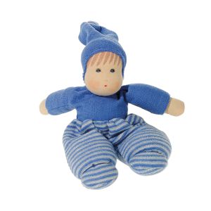 Nanchen Doll Mopschen Small 28 cm - Blue/Cream