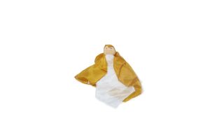 Nanchen Silk Doll 30 cm- Gold Yellow/White