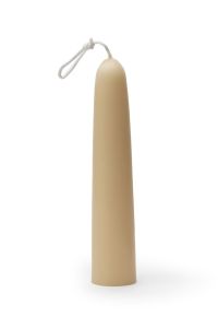 Dipam Beeswax Candles D2W  200x40 mm 4 Pieces - Ivory
