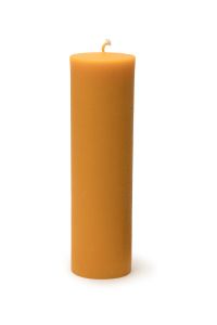 Dipam Pillar Candle w/ Structure STS3 2 Pieces - Beeswax