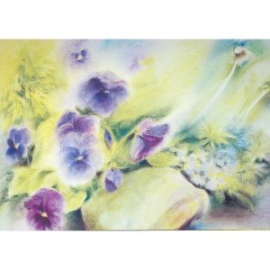 Marjan van Zeyl Postcards - Violets (109)