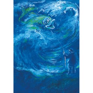 Marjan van Zeyl Postcards - The Fisherman and His Wife (Timpe Tee)