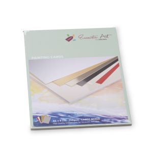Encaustic Art Painting Cards - Cards Mixed - 6 pcs