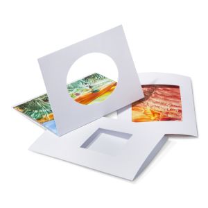 Encaustic Art Passepartout cards 